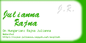 julianna rajna business card